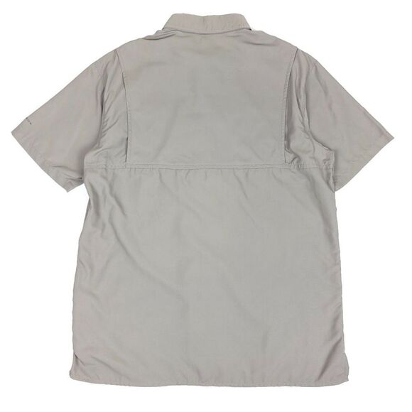 Columbia Kestrel Trail II UPF 50 Button Down Short Sleeve Shirt Gray Mens Medium - Picture 7 of 9